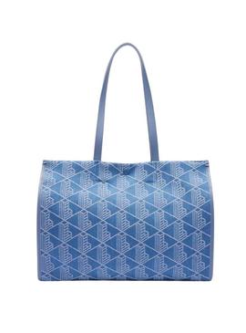 Bolsa Lacoste Shopper Heritage denim para mulheres.