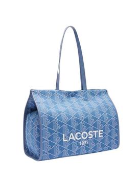 Bolsa Lacoste Shopper Heritage denim para mulheres.