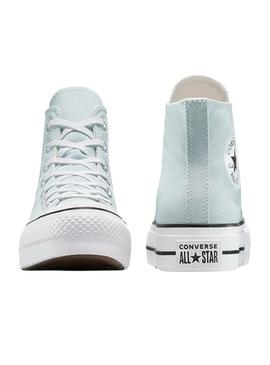 Sneaker Converse Chuck Taylor All Star plataforma azul turquesa