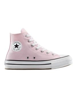 Sneakers Converse Chuck Taylor All Star plataforma rosa.