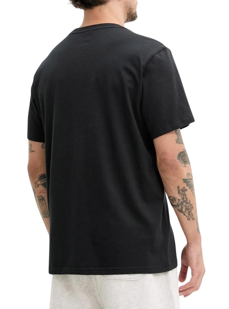 Camisa Converse Retro Chuck preta para homem.