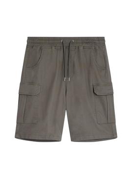 Projeto Bermuda X Paris verde técnico para homem.