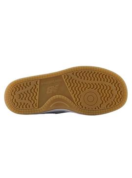 Ténis New Balance PSB480 branco e malva para crianças.