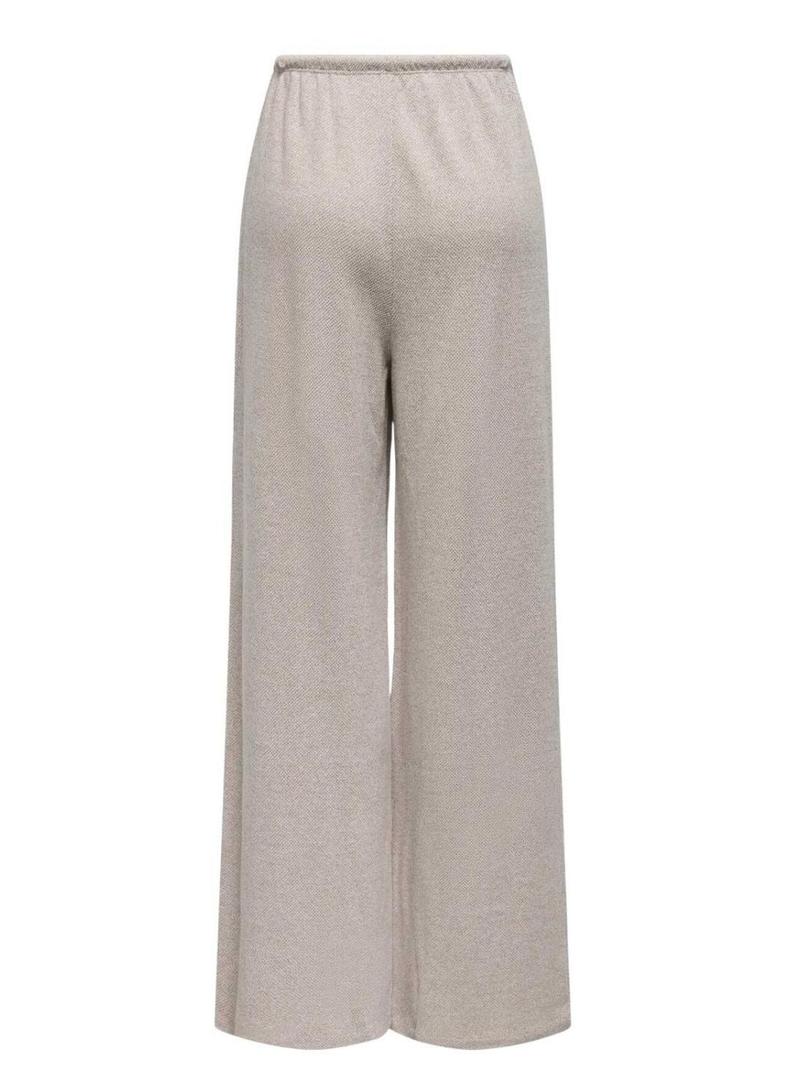 Calça Only Jayla bege para mulher