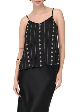 Top Only Viana preto para mulher