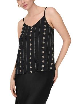 Top Only Viana preto para mulher