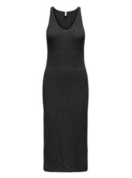 Vestido Only Mea preto para mulher.