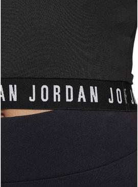 Top Jordan ativo preto para menina