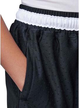 Bermudas Jordan Diamond preto e branco para crianças.