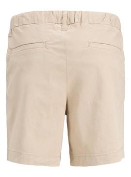  Bermuda Jack and Jones Jaiden tostado para menino