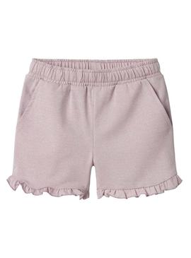  Shorts Name It Friana rosa para menina