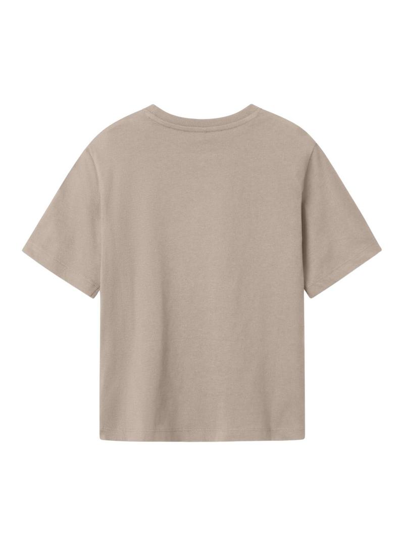 Camiseta Name It Irlan tostado para menino.