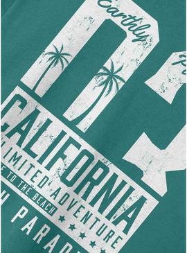 Camiseta Name It Irlan verde para menino