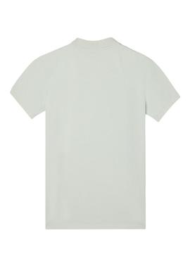 Polo Silbon Clássico Lisa verde para homem.