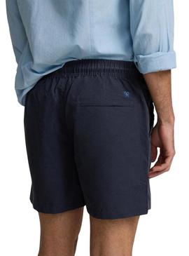  Fato de banho Silbon  Liso azul marino para homem