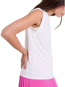 Camiseta Naf Naf Rony branca para mulher.