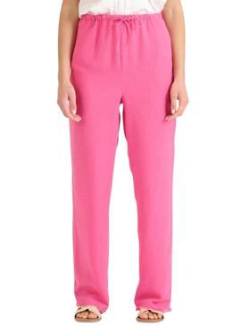 Calça Naf Naf rosa  para mulher.