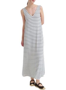 Vestido Vila Vilatia listrado para mulher.
