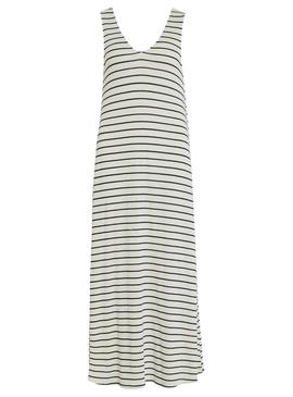Vestido Vila Vilatia listrado para mulher.