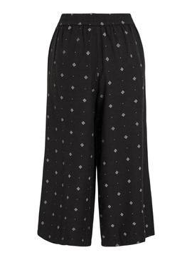 Calça Vila Viprisilla coulotte preta para mulher.