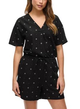 Blusa Vila Viprisilla preta para mulher