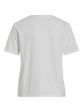 Camisa Vila Visybill branca para mulher.