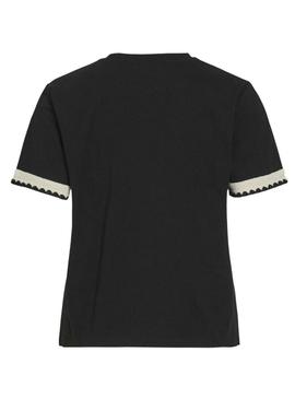 Camiseta Vila Vinajra preta para mulher