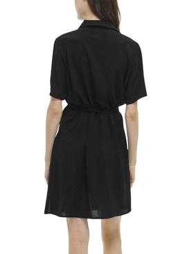 Vestido camisola preta Vila Vijosa para mulher.