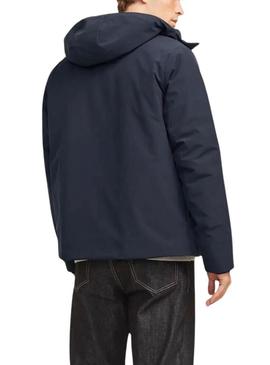 Jaqueta Jack and Jones Ekeen azul marinho para homem.