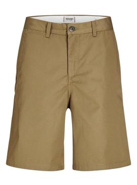 Bermudas Jack and Jones Karl camel para homem.