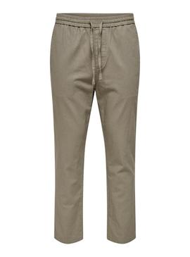 Calça Only and Sons Linus verde para homem