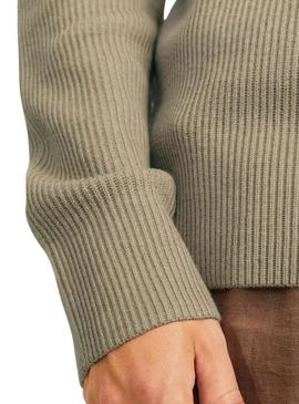 Camisola Jack and Jones Perfect beige para homem.