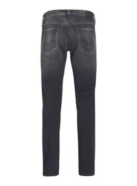 Calça de ganga Jack and Jones Gleen preta para homem.
