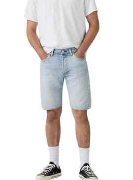 Bermudas Levis 501 Original azul para homem