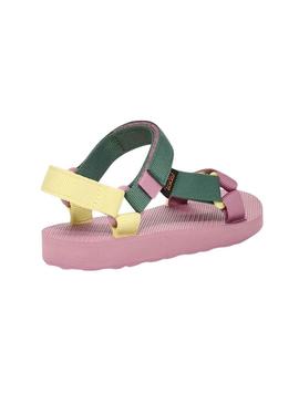 Sandálias Teva Original Universal multicoloridas para crianças.