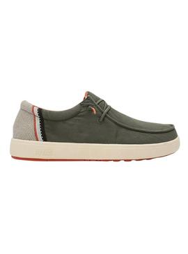 Sapatos Walkin Pitas Canna verde para homem