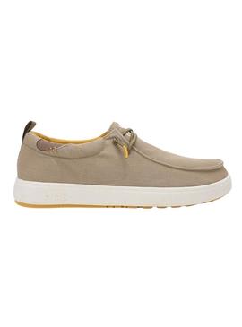 Sapatos Walkin Pitas Wallabi Biarritz bege para homem.
