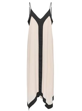 Vestido Only Diana bege para mulher