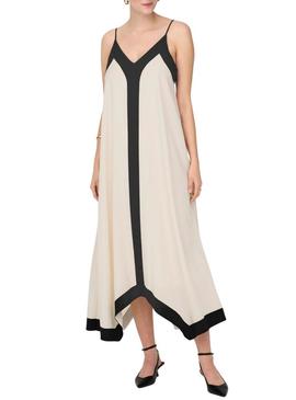 Vestido Only Diana bege para mulher