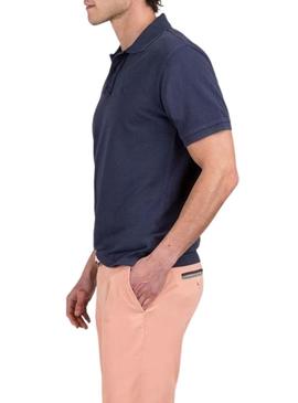  Polo El Ganso tingida de azul marino para homens.