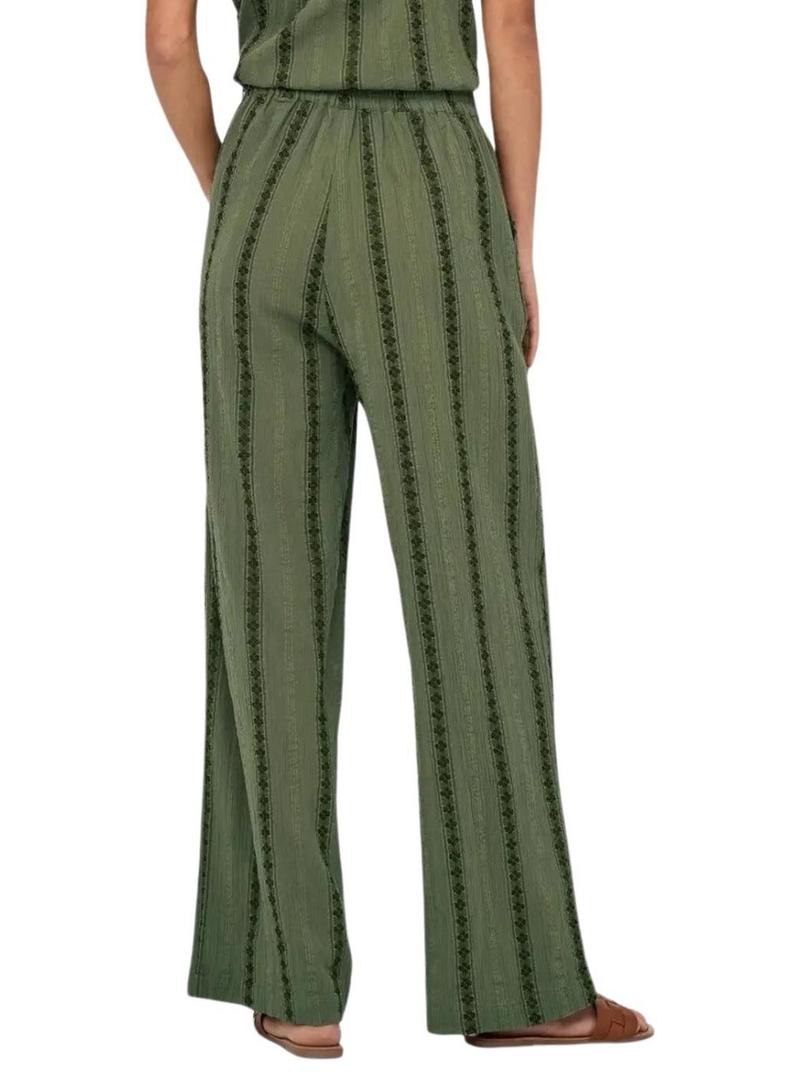 Calça Only Liana verde para mulher.