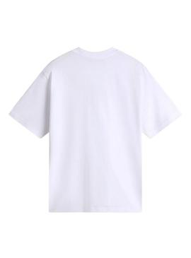 Camiseta Vans Salon Loose branca para homens.