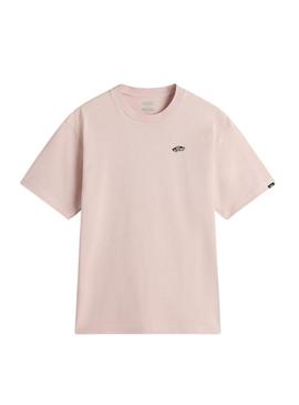 Camisa Vans Style 76 rosa para homem.
