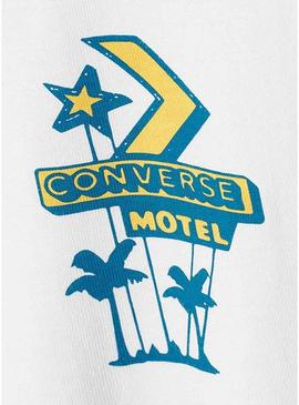 Camiseta Converse Motel branca para homem