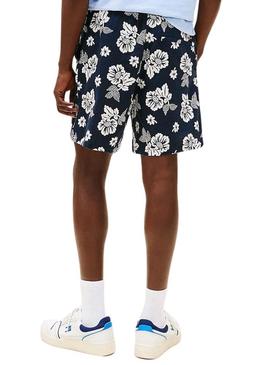 Bermudas Tommy Jeans Slub estampado floral para homem