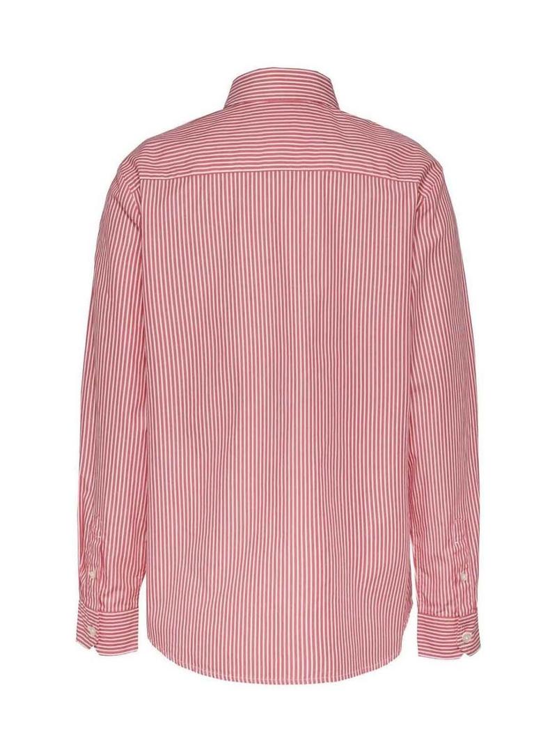 Camisa Tommy Jeans Poplin listras para homem