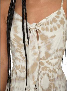 Vestido Only Chiara bege para mulher