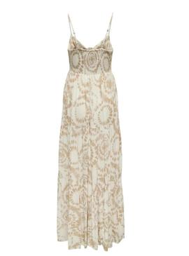 Vestido Only Chiara bege para mulher