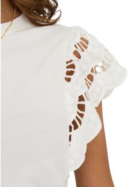 Camisa branca Only Macy para mulher.
