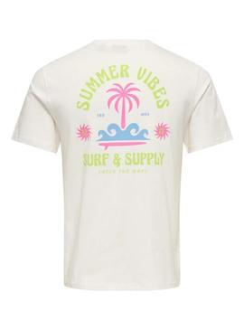 Camiseta Only and Sons Magnus Summer para homem.